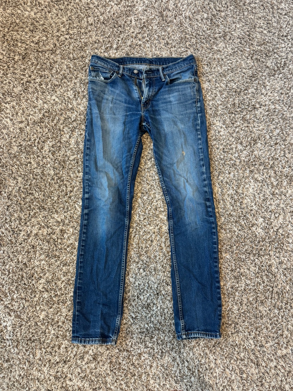 Levi's Men's Slim Straight Dark Blue Jeans